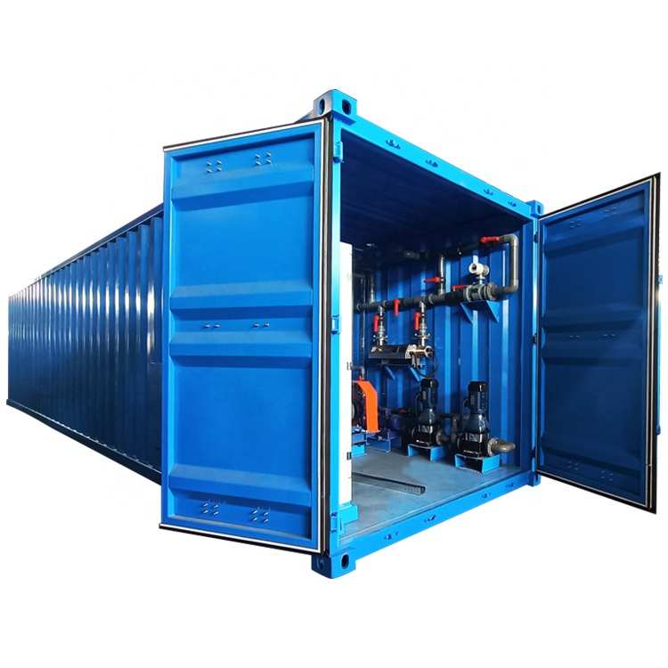 Plant Water Packaged Sewage Treatment Plant Container Wastewater Treatment System Plant For Waste Water Treatment Project