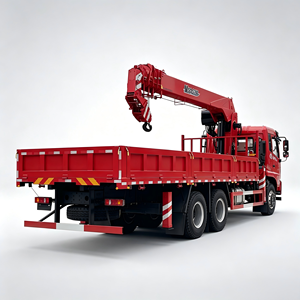 Grúa hidráulica de 14t en oferta, vehículo comercial Dongfeng para la entrega de materiales de construcción - Product Image 1
