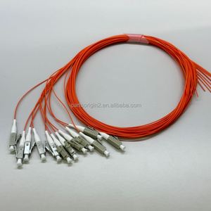 สายไฟเบอร์ออปติกแบบมัลติโหมด LC UPC OM2 สีส้ม LSZH ความยาว 1.5 เมตร สำหรับงานเดินสาย LAN ในศูนย์ข้อมูล จากโรงงานผู้ผลิต (OEM) ค่าการสูญเสียการแทรกต่ำ - Product Image 1
