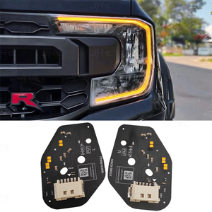 New LED DRL mô-đun cho 2024 <span class=keywords><strong>2025</strong></span> FORD RANGER XL XLT T9 ban ngày chạy đèn màu đỏ hổ phách vàng LED Board không-ma Trận phiên bản - Product Image 3