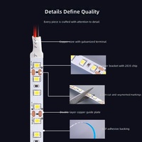 Bandes LED en gros 12V/24V auto-adhésives haute luminosité pour projets et mariages ; 120 LED 2835 flexibles