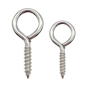 Gancio a occhi aperti <span class=keywords><strong>in</strong></span> acciaio zincato personalizzato viti a occhio per <span class=keywords><strong>gambe</strong></span> <span class=keywords><strong>in</strong></span> <span class=keywords><strong>legno</strong></span> autofilettanti - Product Image 5