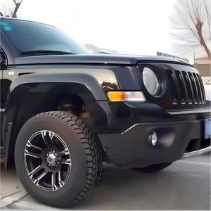 Rines de Aleación para Automóvil de 15 16 17 <span class=keywords><strong>18</strong></span> Pulgadas, 5 6 10 12 Agujeros, Diseño Cóncavo Negro, Rines Fundidos al por Mayor para SUV 4x4 - Product Image 3