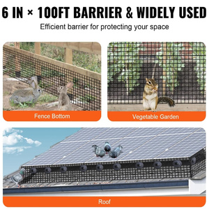 6in x 100ft panel năng lượng mặt trời Bird & Critter Guard Kit 1/2 inch dây PVC lưới thép không gỉ ốc vít panel năng lượng mặt trời kiểm soát dịch hại - Product Image 6