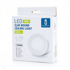 Plafoniera LED Sottile Rotonda 9W 520LM 6000K Bianco Freddo - Product Image 2