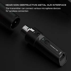 Новый запас TRX02 2,4g преобразователь микрофонных систем беспроводной аудио XLR передатчик и приемник для динамического микрофона - Product Image 5