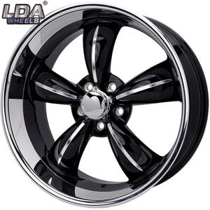Rueda Forjada Rebel Negra Brillante VO-5 <span class=keywords><strong>de</strong></span> 18/20 Pulgadas <span class=keywords><strong>de</strong></span> Aluminio 6061-T6 - Product Image 1