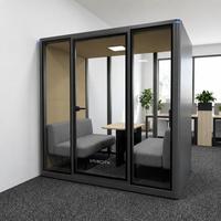 Cabine insonorisée UNIBOOTH certifiée Intertek SGS pour bureau à aire ouverte, appartement, salon moderne