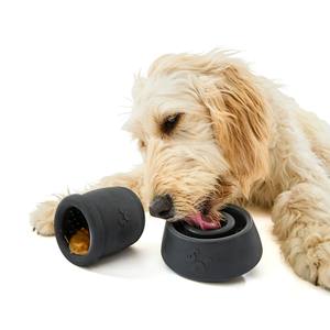 <b>Pet</b> Rubber Eco-Friendly Animal Print Treat <b>Toy</b> Cute Design Daily Use <b>Chew</b> 2Pack Set - Product Image 3