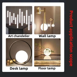 Paralume <span class=keywords><strong>in</strong></span> <span class=keywords><strong>vetro</strong></span> rotondo moderno rustico G9 copertura a forma di sfera smerigliata bianca per lampada da tavolo per interni o lampadario senza luce - Product Image 6