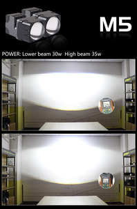 Aftermarket 1.5 Inch M5+ M5L M5H M5H+ Car <b>LED</b> <b>Projector</b> Lens Headlight Bulbs Small Size 35W Power 6000k for New Electric Cars - Product Image 6