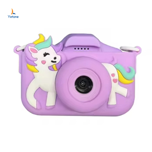 Máy ảnh đồ chơi trẻ em Unicorn Hồng Xanh 32GB MicroSD 2000W Pixel Màn hình HD 2.0 inch Cho bé trai bé gái Có bộ lọc MP3 Quà tặng trẻ em - Product Image 2