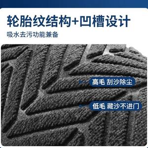 Tapete Comercial Personalizado con Logotipo, Grueso, Antideslizante, Rectangular, de Fibra de Poliéster, para Uso en Hoteles, con Patrón Geométrico - Product Image 3