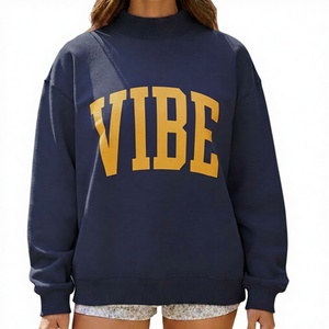 Service OEM – Nouveaux sweats à capuche unisexes en molleton épais pour l'hiver, col montant personnalisé avec sequins sur le devant - Product Image 1