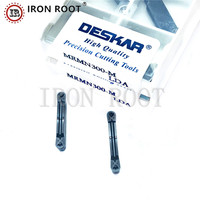 Insertos de ranurado de carburo DESKAR MRMN200-M MRMN300-M MRMN400-M LDA para máquinas herramienta CNC, compatibles con portaherramientas MGEHR