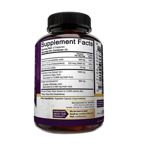 OEM estratto di sambuco capsule con vitamina C D3 zinco potenziante integratore per adulti - Product Image 2