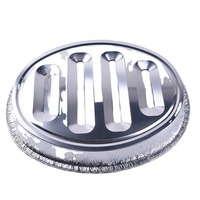 6800ml jetable four à micro-ondes plateau de rôti prix usine poulet feuille d'aluminium casserole avec couvercle en aluminium pour barbecue gril plaque dinde casserole