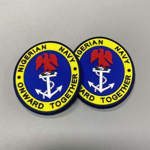 Patch en silicone 3D personnalisé en PVC souple, logo gaufré, forme fleur, décoration dentelle, thermocollant pour Velcro adhésif, pour décoration de chapeau - Product Image 1