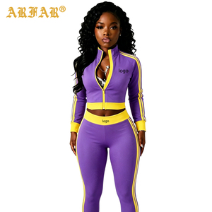 Nuovi Arrivi 2026: Completo Due Pezzi da <span class=keywords><strong>Donna</strong></span> alla Moda - Giacca Bodycon e Leggings - Tuta di Lusso Firmata da <span class=keywords><strong>Donna</strong></span> - Product Image 3