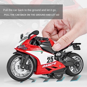 1:12 <span class=keywords><strong>Ducati</strong></span> Racing Diecast MODELO DE Juguete plástico y adornos de Metal ligero con sonido y aleación de luz simulación de motocicleta trasera - Product Image 4
