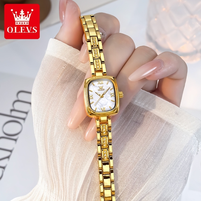 OLEVS 3695 Oem Custom logo Luxury Watch Brands Design Watch Luxury  Diamond Waterproof Luminous Brand Lady  Woman Quartz Watch