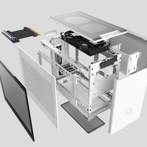 Bán Hot mini Trường hợp máy tính CoolerMaster nr200p Trắng Mini ITX trường hợp PC chơi Game trường hợp mini tháp - Product Image 6