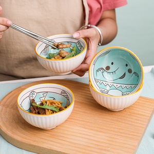 Minestra creativa della <span class=keywords><strong>ciotola</strong></span> di ramen delle stoviglie dei bambini della <span class=keywords><strong>ciotola</strong></span> di riso della <span class=keywords><strong>ciotola</strong></span> di riso della famiglia animale giapponese sveglia del fumetto - Product Image 2