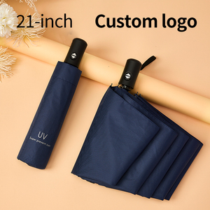 Bán Buôn Biểu Tượng Tùy Chỉnh In 3 Gấp Tự Động <span class=keywords><strong>UV</strong></span> Mặt Trời Dù Chống Gió Cao Mưa Ô Mục Khuyến Mại - Product Image 2