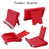 Table flexible support universel pour tablette en plastique support de téléphone pour bureau avec logo personnalisé