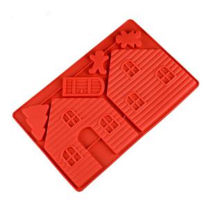 HY <strong>Silicone</strong> Gingerbread Chocolate House <strong>Christmas</strong> Cookies <strong>Mould</strong> - Product Image 4