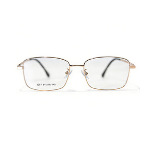 Montures de lunettes rectangulaires pleines montures Danyang 2857 en métal léger unisexe avec verres en plastique, design élégant - Product Image 3