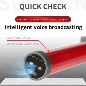 Alcoholímetro profesional probador de alcohol LCD pantalla digital portátil probador de alcohol en aliento - Product Image 3