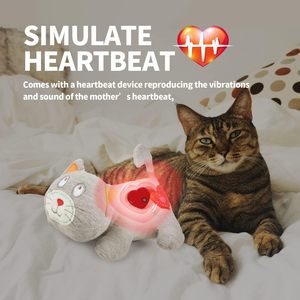 AFP Camling Puppy Heart Beat juguete de peluche con sonido de latido del corazón Inteactive perro gato ansiedad estrés alivio sueño ayuda juguete para todas las mascotas - Product Image 3