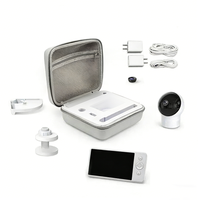Étui de rangement portable en EVA pour caméra de surveillance bébé et accessoires, étui de voyage antichoc avec poche en filet
