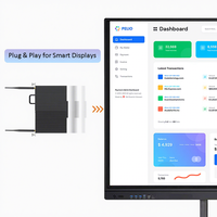 Nuevo Ordenador OPS Integrado con Conector JAE de 80 Pines, RAM DDR4, Pantalla de 8K, Panel Plano para Conferencias, Pizarra Inteligente