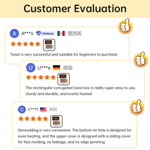 Không Dính Bakeware Nhiệm Vụ Nặng Nề Carbon Thép Sóng Pullman Loaf Bánh Mì Pan Bánh Mì Bánh Mì Bánh Mì Hộp Khuôn Với Bìa Dụng Cụ Nhà Bếp - Product Image 5