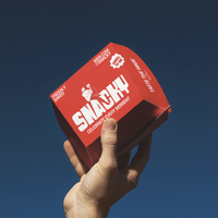 Boîte d'emballage pliable pour hamburgers en papier épais, écologique et résistant à la graisse, disponible en plusieurs tailles, pour les restaurants de restauration rapide