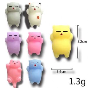 Custom Fidget Animal Themed Dumpling Style Adorable Cat Soft Gel Stress - Relief Novelty Prank Toys, <b>Squeeze</b> <b>Balls</b>-Mochi Toy - Product Image 5