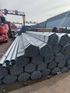 Độ dày 1.2-20mm ống thép mạ kẽm Carbon tròn Hàn ống thép mạ kẽm/ống cho nhà kính - Product Image 4