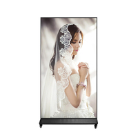 Écran d'affichage numérique LCD sur pied de 98 pouces HD 4K plein écran pour signalisation intérieure, orientation, ascenseurs, événements, fêtes, centres commerciaux