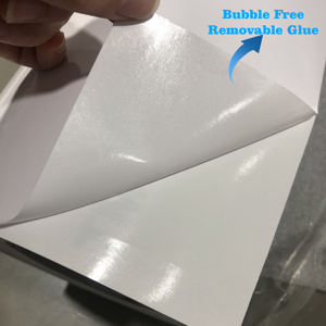Xe vinyl bọc trong kho bóng trắng PVC bong bóng miễn phí có thể tháo rời tự dính Vinyl cuộn cho sàn kính cửa sổ Sticker giấy Poster vật liệu gói Vinyl - Product Image 5