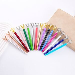 Customized Logo Gift Large Diamond Metal Ballpoint Pen Student Corporate Gift Pen Crystal Diamond Pen - Product Image 2