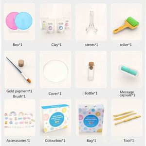 Ultra Casting DIY Air Drying Clay Kit Baby Handprint Footprint Wooden Frame Newborn Gift <b>Set</b> Inkless Playdough <b>Slime</b> Hand Foot - Product Image 3