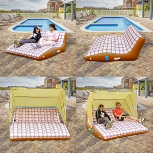 Hồ bơi bơm hơi ghế tắm nắng nổi nhiều cảnh không thấm nước thích hợp cho trong nhà và ngoài trời - Product Image 6