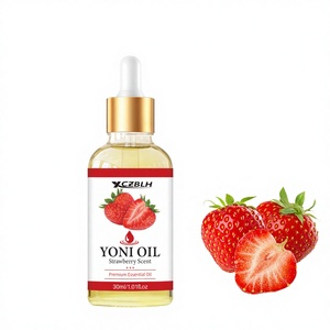 Huile essentielle de soin intime féminin antibactérienne et blanchissante OEM/ODM, saveur fraise fraîche Yoni, 100% pure naturelle pressée à froid - Product Image 5