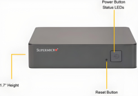 Nouveau serveur original Supermicro SuperServer E200-9B Mini PC Server - 1 x Intel Pentium N3700 Quad-core (4 Core) 1.60 GHz