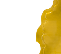 Table d'appoint haut de gamme Citrine avec finition feuille d'argent, colonne torsadée et pieds trépieds pour salon