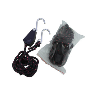<span class=keywords><strong>Sangle</strong></span> d'<span class=keywords><strong>arrimage</strong></span> à cliquet de type verrouillage par corde, en alliage de zinc 1/4 po, résistance à la rupture de 150 lb, noire, pour contrôle de cargaison, marque Reach, direct usine - Product Image 5