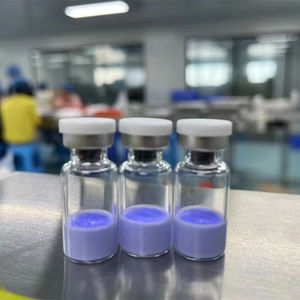ขวดแก้วใสขนาด 15 มล. สำหรับบรรจุผงแห้งแบบแช่แข็ง ฝาปิดหลากสี ขวดเก็บของโปร่งใส - Product Image 1
