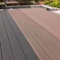Planches de terrasse en composite WPC Fentech, bois-plastique, à emboîtement, pour piscine, balcon, patio, bricolage